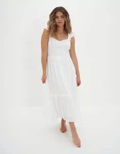 Vestido Mujer Blanco Talla X-SMALL 400381788021 American Eagle