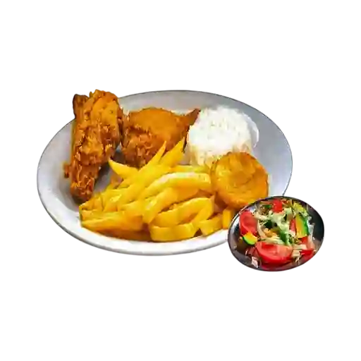 Bandeja Broaster Pierna y Pernil