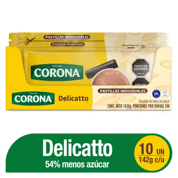 Corona Chocolate de Mesa Delicatt