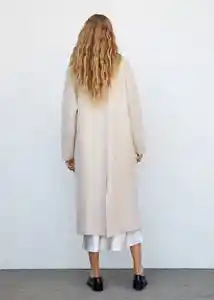 Abrigo Ringo Piedra Talla M Mujer Mango