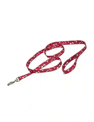 Coastal Pet Correa Para Perro Sty Hueso Rojo L