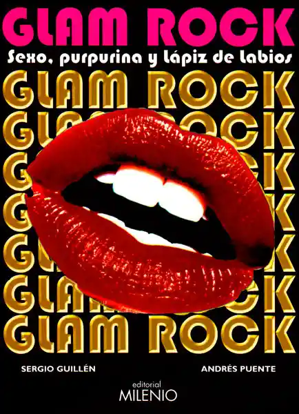 Glam Rock Sexo Purpurina y Lápiz de Labios