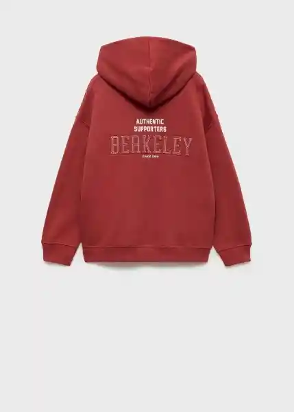 Buzo Sudadera Berkeley Cereza Talla 10 Niños Mango