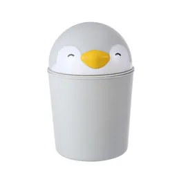 Miniso Bote Para Basura Escritorio Mini Pen Pingüino