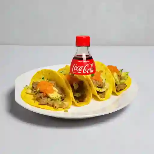 Combo Carnitas Capulinas +Cocacola Orig 400ml