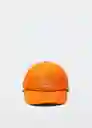 Gorra Grafic Naranja Talla 99 Hombre Mango