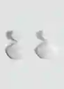 Pendientes Thea Blanco Talla 99 Mujer Mango