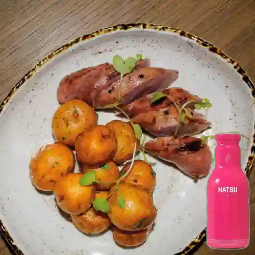 Combo Chorizo Argentino + Te Hatsu Rosa 400 ml