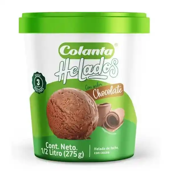 Colanta Helado Chocolate