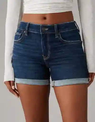 Short Mujer Azul Talla 6 7777970 American Eagle