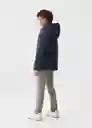 Abrigo Anorak Pepe5 Navy Talla 07 Niños Mango