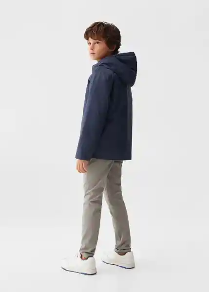 Abrigo Anorak Pepe5 Navy Talla 07 Niños Mango