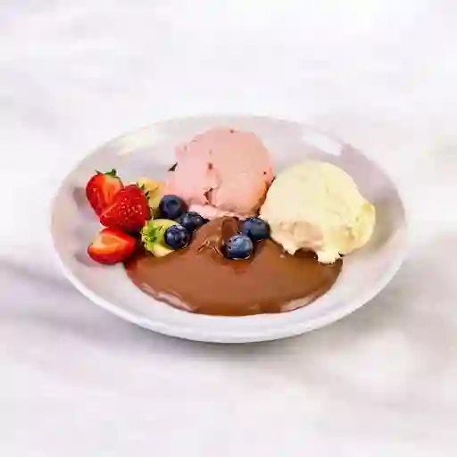 Nutella, Helado Y 3 Frutas