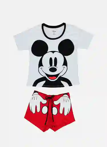 Disney Conjunto de Pijama Para Mujer Blanco Talla L