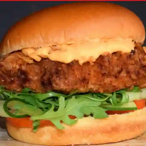 Hamburguesa pollito crunch