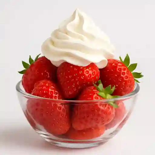 Fresas con Crema Chantilly
