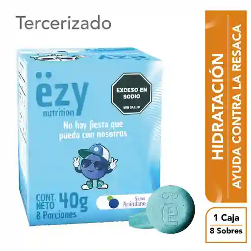ëzy mastica hidratación para la resaca