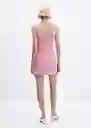 Vestido Giselle Chicle Talla S Mujer Mango