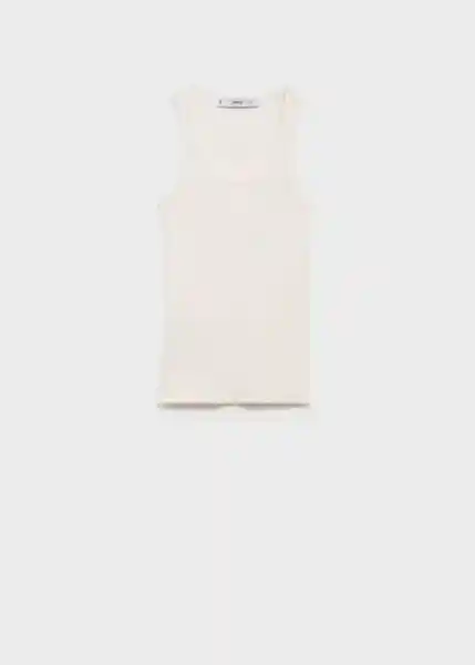 Top Ririn Crudo Talla XL Mujer Mango