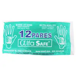 Alfa Safe Guantes Médicos Latex