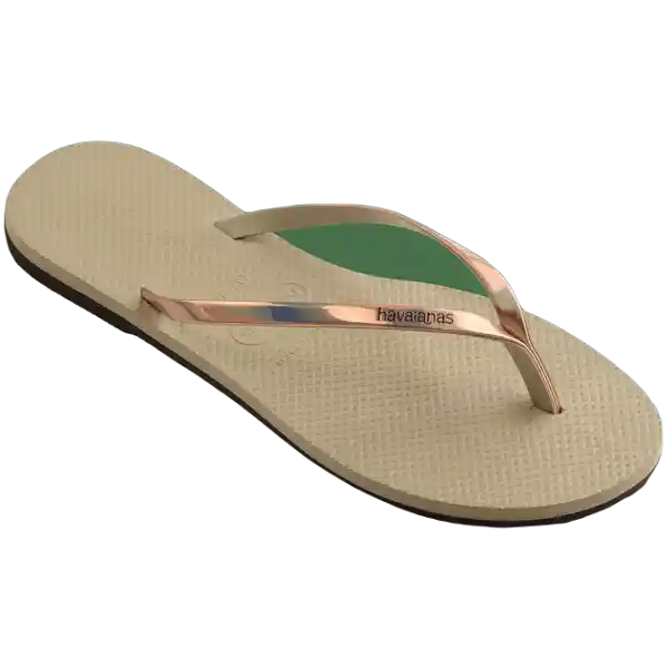 Sandalias You Metallic Gris Arena Talla 34 4135102 Havaianas