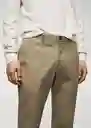 Pantalón Barnal Khaki Talla 44 Hombre Mango