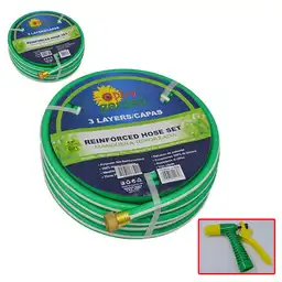 Play Garden Manguera 3 Capas 5/8 Pulgadas x 50 ft