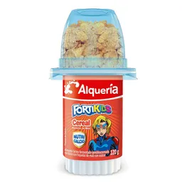 Alqueria Alimento Lácteo Fortikids con Cereal Hojuelas de Maíz