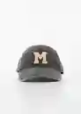 Gorra Varsity Negro Talla 99 Mujer Mango