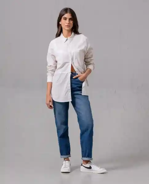 Camisa Mujer Beige Mani Claro Talla L 42358 Rifle