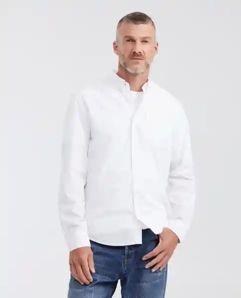 Camisa Dry Soft Manga Larga Blanco 0 Claro Talla M Chevignon