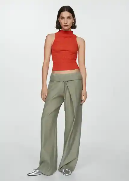 Top Acai Coral Talla S Mujer Mango