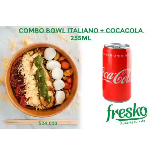 Combo Bowl Italiano + Coca-cola 250 ml