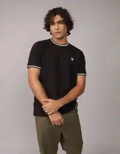Camiseta Hombre Negro Talla Medium 3090001 American Eagle