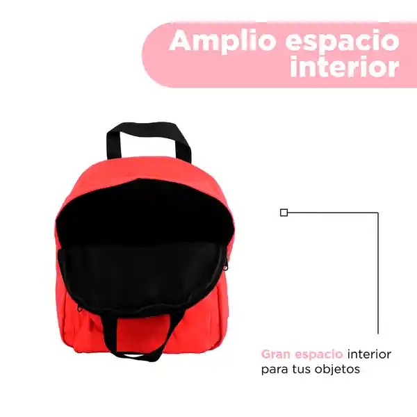 Mochila de Moda Pioneer Rojo Miniso