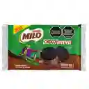 Galletas de chocolate MILO Choco Intense rellenas con crema 10 Unds x 360g