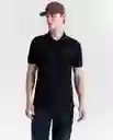 Polo Hombre Negro Talla M 809G000_NEG194004 Americanino