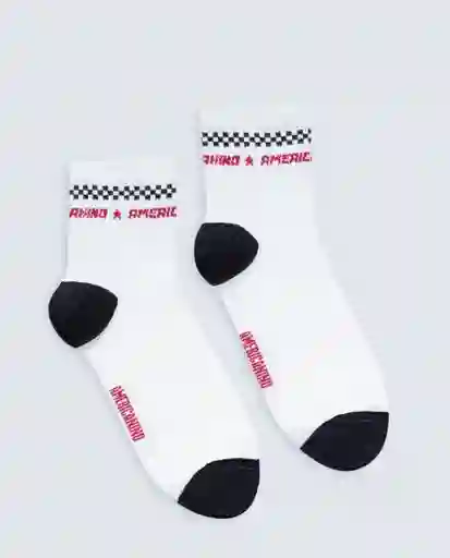 Medias Unisex Negro Talla 10-12 769G502_NEG190303 Americanino