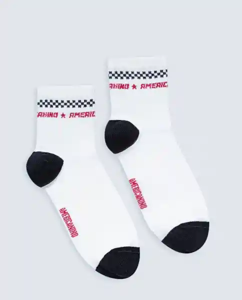 Medias Unisex Negro Talla 10-12 769G502_NEG190303 Americanino