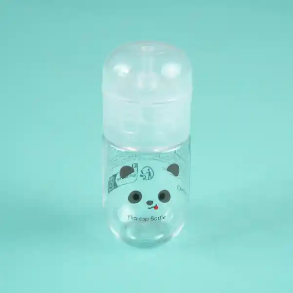 Botella Flip Top Colección Animal Faces Miniso