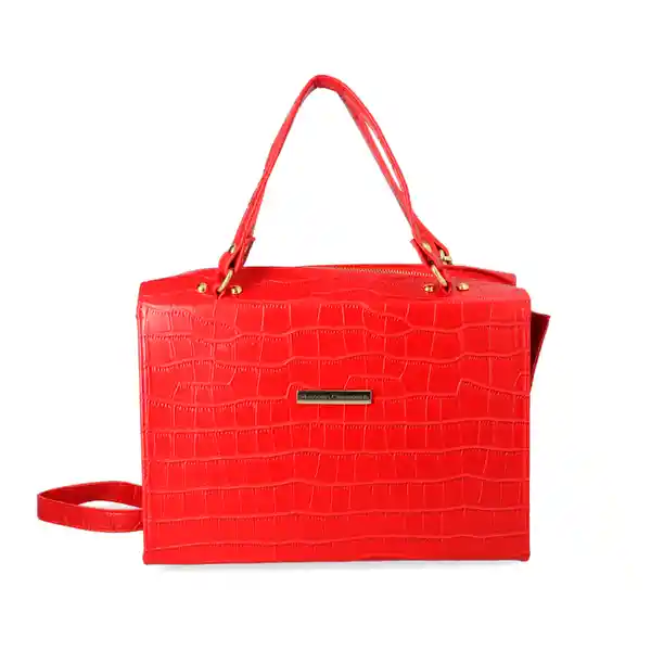 Cartera Square Rojo Talla Única