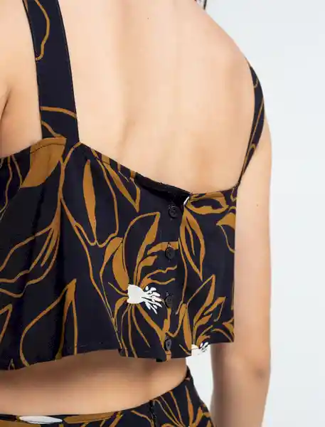  Camisa Estambres Mujer Negro Puro Ultraoscuro Talla S Naf-Naf 