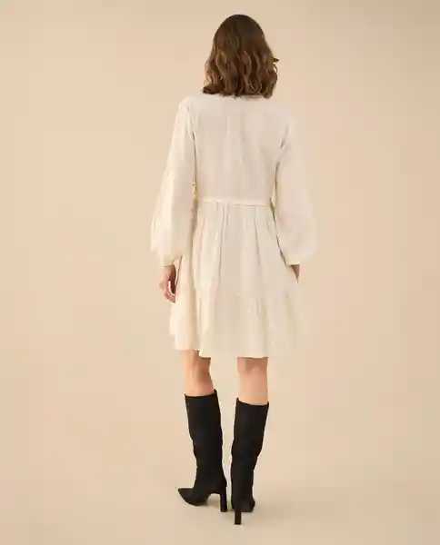 Vestido Crudo Vainilla Claro Talla XL 691G200 Esprit