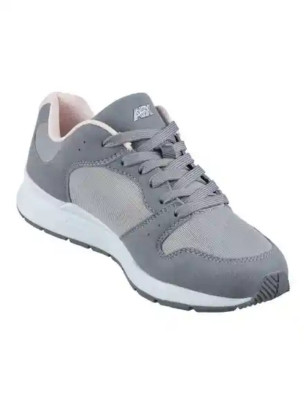 Tenis Deportivo Mujer Gris Talla 36