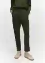 Pantalón Florida Khaki Talla XL Mujer Mango