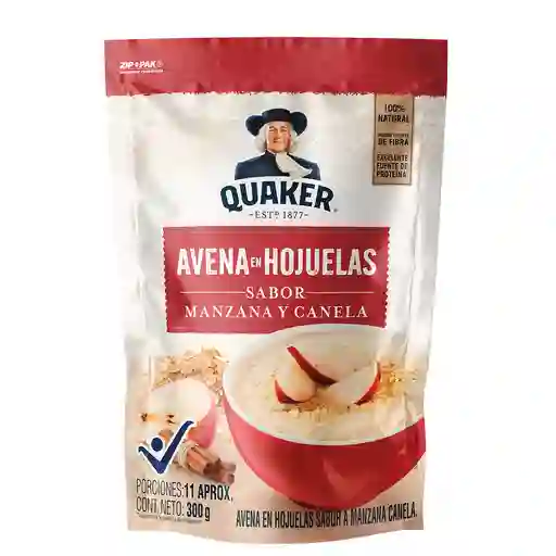 Quaker Avena Hojuelas Manzana-Canela 300g