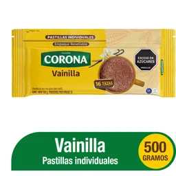 Corona Chocolate de Mesa Con Azúcar Sabor Vainilla