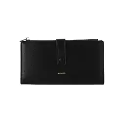 Cartera Larga Para Mujer Negro Serie Miniso