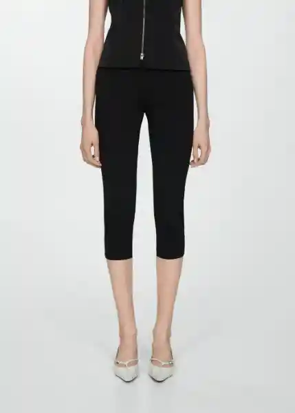 Leggings Lora Negro Talla XS Mujer Mango