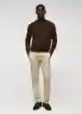 Pantalón Graham Beige Talla 46 Hombre Mango